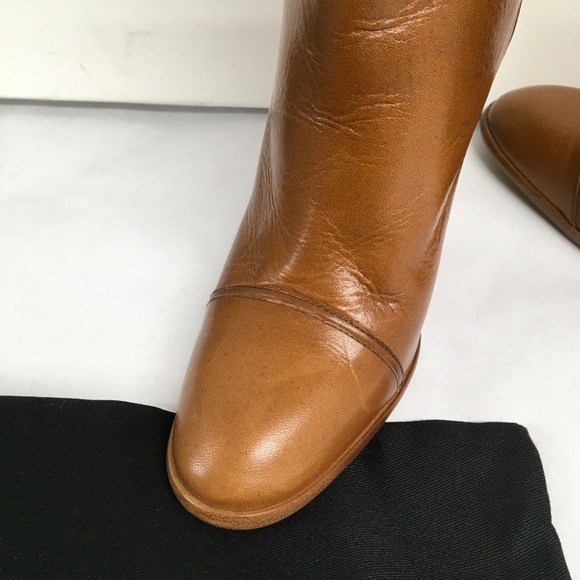 Marc Jacobs  Runway 2020  Tan Boots long, high heel Sz 38 US 7-7.5 New In Box - Picture 3 of 16